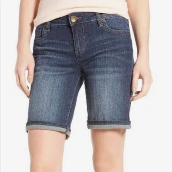 LEVI DENIM SHORTS SIGNATURE HIGH RISE - Picture 1 of 11